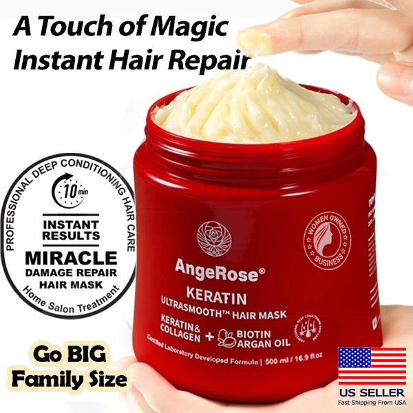 AngeRose Keratin Hair Mask - MAGIC INSTANT REPAIR