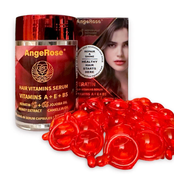 [AngeRose Deep Hair Care Kit] Hair Mask + Hair Vitamin Serum Capsules
