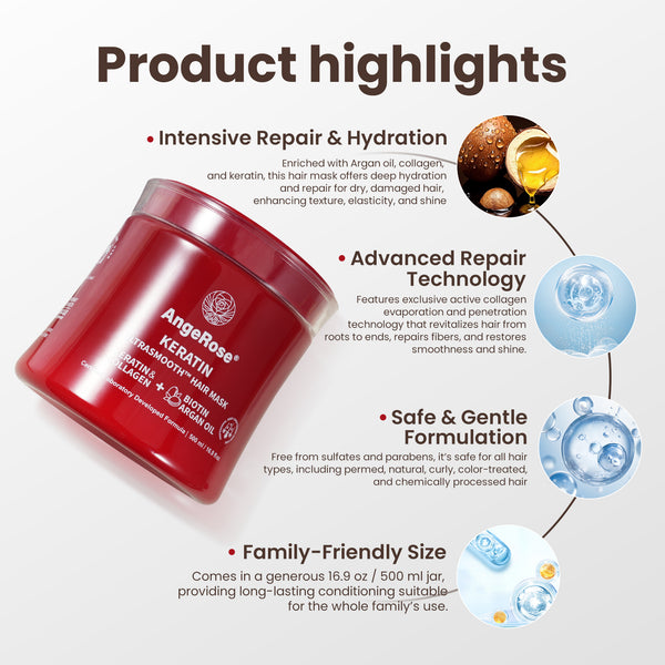 AngeRose Keratin Hair Mask - MAGIC INSTANT REPAIR