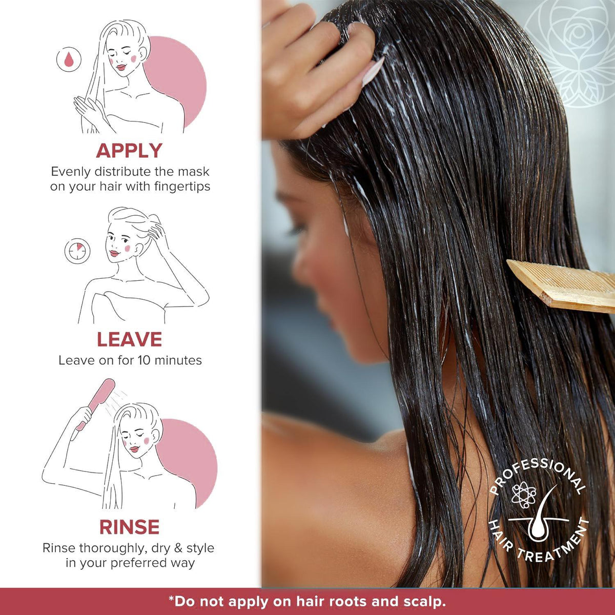 [AngeRose Deep Hair Care Kit] Hair Mask + Hair Vitamin Serum Capsules